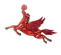 Broche traditionnelle chinoise en alliage pour peaux sensibles, One Size, Comme décrit