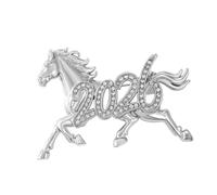 Broche traditionnelle moderne en alliage avec motif 3D - Accessoire idéal pour les occasions formelles, taille unique, Comme décrit