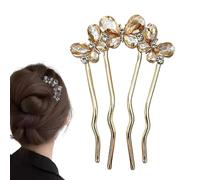 Broche Twist Français - Pro | Bâtons De Strass - Épingle à cheveux à 4