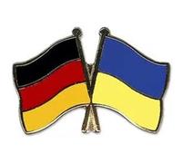 Broche ukrainienne avec drapeau de la paix pour badges, décoration de vêtements et broche, Modèle allemand, taille unique