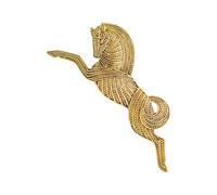 Broche unique en alliage de cheval - Accessoire portable pour femme - Unisexe - Joli design de jouet - Tendance - Pour fête décontractée, taille unique, Comme décrit