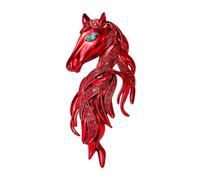 Broche unique en forme de cheval, accessoire en alliage, robuste, confortable, idéal pour un usage quotidien, occasions spéciales, bijoux de broche fait à la main, Einheitsgröße, comme décrit