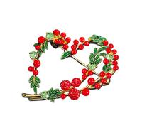 Broche unique en forme de fruit - Élégante broche colorée et élégante - Accessoire de costume adapté pour une fête d'amour ou au bureau - Bijoux unisexes, taille unique, Comme décrit