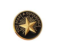 Broche unique en forme d'étoile d'huile goutte à goutte - Accessoire de mode délicat portable pour vêtements et sacs - Décoration décontractée - Accessoire de mode