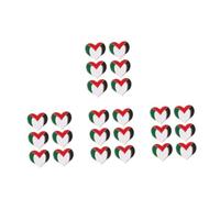 Broche Vêtements Badge Badge en Forme de Coeur Palestinien Pinoulet Country Pincemeau Palestine Pinotique Pins patriotiques
