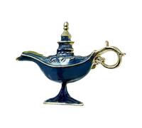 Broche vintage antique en forme de lampe Kirsite - Élégante broche pour soirée, fête, événement, cadeaux - Accessoires de mode robustes, One Size, Comme décrit