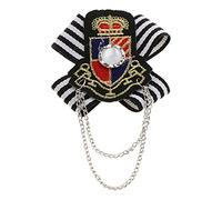 Broche vintage bleu marine britannique pour costumes universitaires broches broches