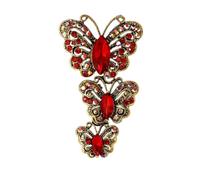 Broche Vintage Broches papillon classiques en strass