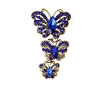 Broche Vintage Broches papillon classiques en strass