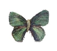 Broche vintage brodée en forme de papillon pour femme - En alliage - Accessoires de robe - Écharpe - Décoration de vêtements, taille unique, Comme décrit