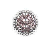 Broche vintage diamant pour femme - Épingle à écharpe en soie raffinée - Accessoires de personnalité uniques
