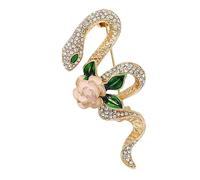 Broche vintage en forme de serpent rose pour homme et femme, un ajout à n'importe quel ensemble