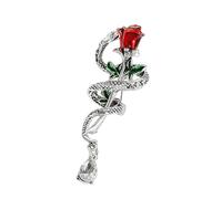 Broche vintage en forme de serpent rose pour homme et femme, un ajout à n'importe quel ensemble rose, taille unique, Comme décrit