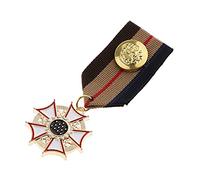 Broche vintage unisexe pour médaille militaire armée badge étoile bijoux style 4, 85 mm, Plastique, comme description