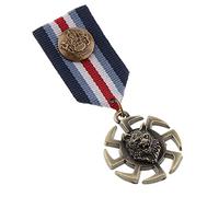 Broche vintage unisexe pour médaille militaire armée badge étoile bijoux style 4, 85mm, Plastique, comme description