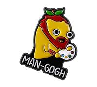 Broches à huile en forme de fruit ludique en forme de chaton de dessin animé Couleurs vives Bijoux en alliage Idées cadeaux amusantes épingles à huile de fruits, One Size, Comme décrit