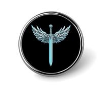 Broches à motif d'épée sacrée pour femmes et hommes, insignes de mode à porter au revers, pour fêtes et mariages.