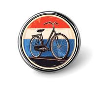 Broches à motif vélo hollandais pour femmes et hommes, insignes de mode, épingles de revers pour fêtes et mariages
