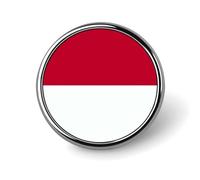 Broches Amusantes Avec Le Drapeau De La Principauté De Monaco Carrées Rondes Ou En Forme De Cœur Pour Femmes Et Hommes Épingles À Revers Sacs À Dos Vestes Chapeaux Accessoires Fantaisie Cadeaux