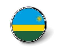 Broches Amusantes Avec Le Drapeau De La République Du Rwanda Carrées Rondes Ou En Forme De Cœur Pour Femmes Et Hommes Épingles À Revers Sacs À Dos Vestes Chapeaux Accessoires Fantaisie Cadeaux