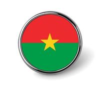 Broches Amusantes Avec Le Drapeau Du Burkina Faso Carrées Rondes Ou En Forme De Cœur Pour Femmes Et Hommes Épingles À Revers Sacs À Dos Vestes Chapeaux Accessoires Fantaisie Cadeaux