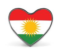 Broches Amusantes Avec Le Drapeau Du Kurdistan Carrées Rondes Ou En Forme De Cœur Pour Femmes Et Hommes Épingles À Revers Pour Sac À Dos Veste Chapeau Sac Accessoires Fantaisie Cadeaux
