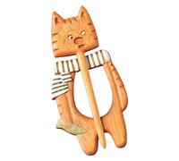 Broches Animaux pour Femmes,Broche en Bois, Broche Vêtements en Bois de Dessin Animé, Broche Vêtements Léger, Broche de Pull Animal pour Collection, Voyage, Rencontres, Vie Quotidienne, se beskrivning