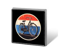Broches carrées à motif vélo hollandais, épingles de col ou de revers pour femmes et hommes, cadeaux