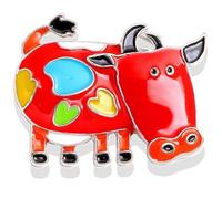 Broches De Bétail En Forme De Vache, Bijoux Traditionnels Chinois Pour Le Nouvel an, Vêtements, Sac, Chapeaux, Épingle, Bijoux Décoratifs