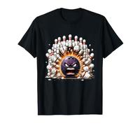 Broches de Bowling Explosives Violettes en colère T-Shirt