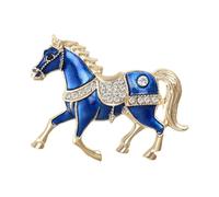Broches de cheval en strass - Épingle de style vintage élégante, broches de cheval en strass pour jeunes adolescents adultes, rehausseur de tenue facile à porter, outil de bijoux décoratifs, accessoir