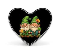 Broches de gnomes irlandais ivres ou autres, pour femmes et hommes, avec de jolis badges en forme de cœur, parfaites pour les fêtes et les mariages.