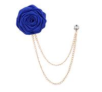 Broches de mariage marié en tissu Art rose fleur épinglette bien conçu badge chaîne poitrine broche mode badge