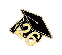 Broches de remise de diplôme, corsage de diplômé - Broche de remise de diplôme de e 2026 | pour collège, lycée, étudiant, enseignant, école, fête, banquet, veste, manteau, pull, écharpe, col