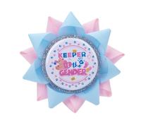 Broches de Révélation du Sexe, Broche Fête Révélation du Sexe Broche Bouton Dévoilement pour Garçon ou Fille pour Décorations de Baby Shower
