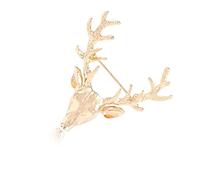 Broches de tête de cerf de Noël Pins Cadeau de Mariage de NoëlC'est Beau et Facile à Utiliser.