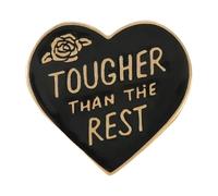 Broches en émail avec citations sur le thème de la vie : « Never Give Up » et « Live in the Present » en tant qu'insigne de slogan, Normale, Métal non précieux