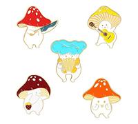 Broches en émail mignon badge de revers en émail dessin animé ensemble de broches sac à dos tissu chapeau drôle ensemble de bijoux pour robe décolleté, taille unique, Polyester, élasthanne