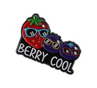 Broches en forme de fruit ludique en forme de chaton - Couleurs vives - Bijoux en alliage - Idées cadeaux fantaisie, taille unique, Comme décrit