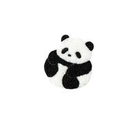 Broches en forme de panda en forme de panda, faites à la main, en tissu pour sac à dos, chapeau et veste (style 8)