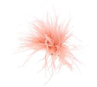 Broches en plumes pour écharpe - Accessoires de bijoux pour femmes - Décoration de vêtements - Bouquet - Matériau plume - Corsage - Pin Lapper - Broche d'autruche, 1, ressort