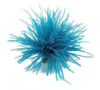 Broches en plumes pour écharpe - Accessoires de bijoux pour femmes - Décoration de vêtements - Bouquet - Matériau plume - Corsage - Pin Lapper - Broche d'autruche, 1, ressort