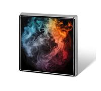 Broches et épingles carrées légères colorées sur fond noir unisexe pour vêtements, châle, chapeau