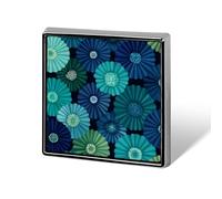 Broches et épingles carrées légères en forme de circulaire, unisexe, pour vêtements, châle, chapeau