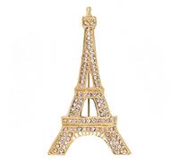 Broches et épingles femmes Corsage de costume en strass en forme de tour | Épingles de revers élégantes et scintillantes pour pull femme, écharpe, manteau, veste, banquet,