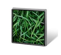 Broches et épingles unisexes « Larges brins d'herbe », carrées et légères, à porter sur vêtements, châles et chapeaux.