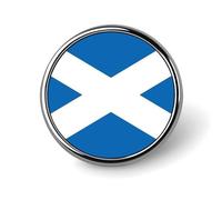 Broches Et Pins À La Mode Avec Le Drapeau Du Royaume D'Écosse Breloques Chics En Forme De Carré De Cercle Cœur Badges De L'Amitié Bijoux Patriotiques Vintage Vêtements Écharpes Accessoires Cadeau