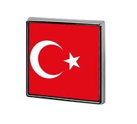 Broches Et Pins À L'Effigie Du Drapeau De La République De Turquie Vintage Ethnique Fantaisie Créatif Patriotique Idéal Pour La Fête Des Pères Les Affaires Les Mariages