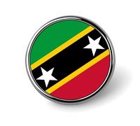 Broches Et Pins Avec Le Drapeau De La Fédération De La Mode De Saint-Kitts-Et-Nevis Breloques Chics En Forme De Carré De Cercle Cœur Badges Bijoux Patriotiques Vintage Vêtements Accessoires Cadeau