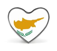 Broches Et Pins Tendance Avec Carte Et Drapeau De La République De Chypre Vintage Bijoux Fantaisie Créatifs Patriotiques Cadeaux Pour La Fête Des Pères Les Affaires Les Mariages